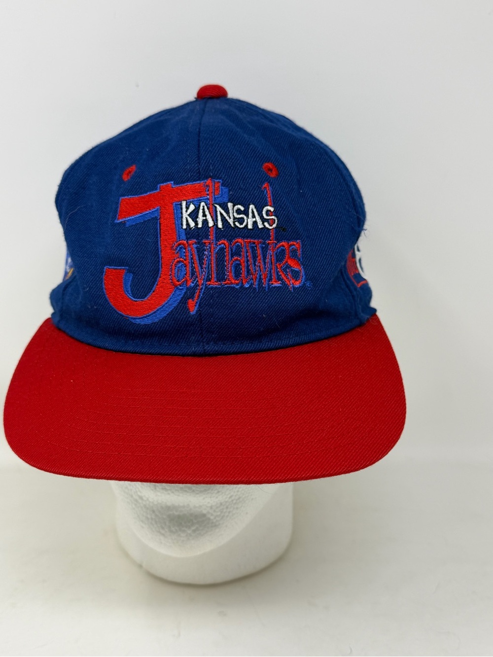 90’s Kansas Jayhawks Outdoor Cap Co NCAA Strapback Hat